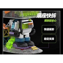 PANTASY 11003 non  MEIZU PANDAER X PINQI HÌNH DÁNG LỚN bộ đồ chơi xếp lắp ráp ghép mô hình 1365 khối