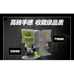 PANTASY 11003 non  MEIZU PANDAER X PINQI HÌNH DÁNG LỚN bộ đồ chơi xếp lắp ráp ghép mô hình 1365 khối