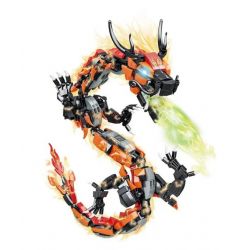 WOMA C0471 0471 non  RỒNG ĐEN BIỂN TÂY bộ đồ chơi xếp lắp ráp ghép mô hình 536 khối