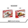 SEMBO 709800 non  XE CỨU THƯƠNG bộ đồ chơi xếp lắp ráp ghép mô hình FLATBED TRUCK 785 khối