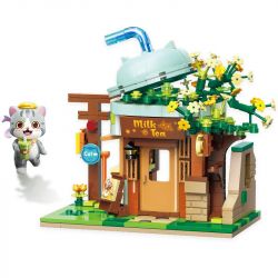 KEEPPLEY K28007 28007 non  QUÁN TRÀ SỮA MEI SHORT bộ đồ chơi xếp lắp ráp ghép mô hình LOVELY STREET MILK TEA