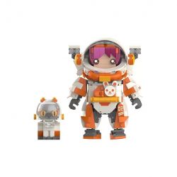 JAKI JK9108 9108 non  ĐỘI VŨ TRỤ X-PET PHI HÀNH GIA MÀU CAM CYNTHIA bộ đồ chơi xếp lắp ráp ghép mô hình SPACE QUEST X-PET ASTRONAUT TEAM