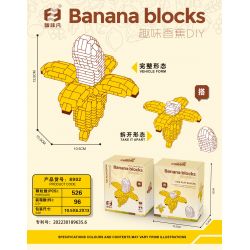 EXTRAORDINARY WISDOM 8902 non  TỰ LÀM CHUỐI VUI NHỘN bộ đồ chơi xếp lắp ráp ghép mô hình Creator Sáng Tạo 526 khối