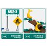 X AREA-X AX005 non  THÔNG XANH VÀ CÁ bộ đồ chơi xếp lắp ráp ghép mô hình Creator Sáng Tạo
