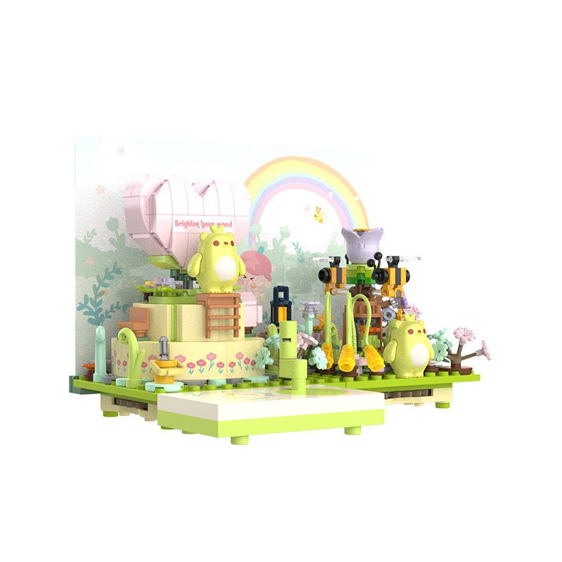 JAKI JK6382 6382 non  VỪA CHỚM NỞ BUMBLEBEE WILD WIZARD bộ đồ chơi xếp lắp ráp ghép mô hình 354 khối