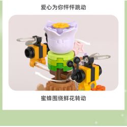 JAKI JK6382 6382 non  VỪA CHỚM NỞ BUMBLEBEE WILD WIZARD bộ đồ chơi xếp lắp ráp ghép mô hình 354 khối