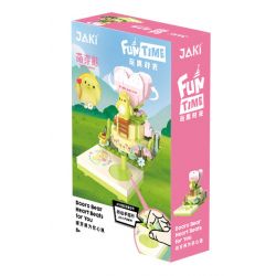 JAKI JK6381 6381 non  BUDDING BEAR BEAT CHO BẠN bộ đồ chơi xếp lắp ráp ghép mô hình 215 khối