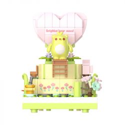 JAKI JK6381 6381 non  BUDDING BEAR BEAT CHO BẠN bộ đồ chơi xếp lắp ráp ghép mô hình 215 khối