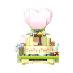 JAKI JK6381 6381 non  BUDDING BEAR BEAT CHO BẠN bộ đồ chơi xếp lắp ráp ghép mô hình 215 khối