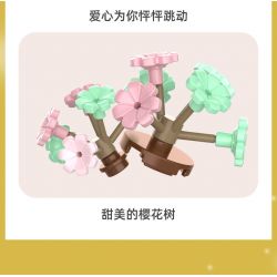 JAKI JK6381 6381 non  BUDDING BEAR BEAT CHO BẠN bộ đồ chơi xếp lắp ráp ghép mô hình 215 khối