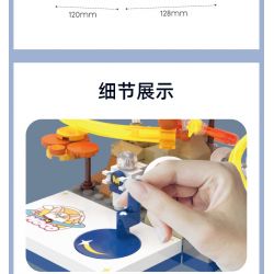 JAKI JK6391 6391 non  CHÓ BAY TÊN LỬA MOCO bộ đồ chơi xếp lắp ráp ghép mô hình 155 khối