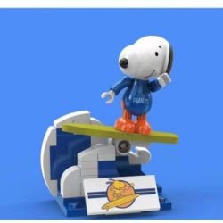 LINOOS LN8055 8055 non  HỘP MÙ SNOOPY 8 KIỂU bộ đồ chơi xếp lắp ráp ghép mô hình Movie & Game Phim Và Trò Chơi