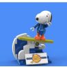LINOOS LN8055 8055 non  HỘP MÙ SNOOPY 8 KIỂU bộ đồ chơi xếp lắp ráp ghép mô hình Movie & Game Phim Và Trò Chơi