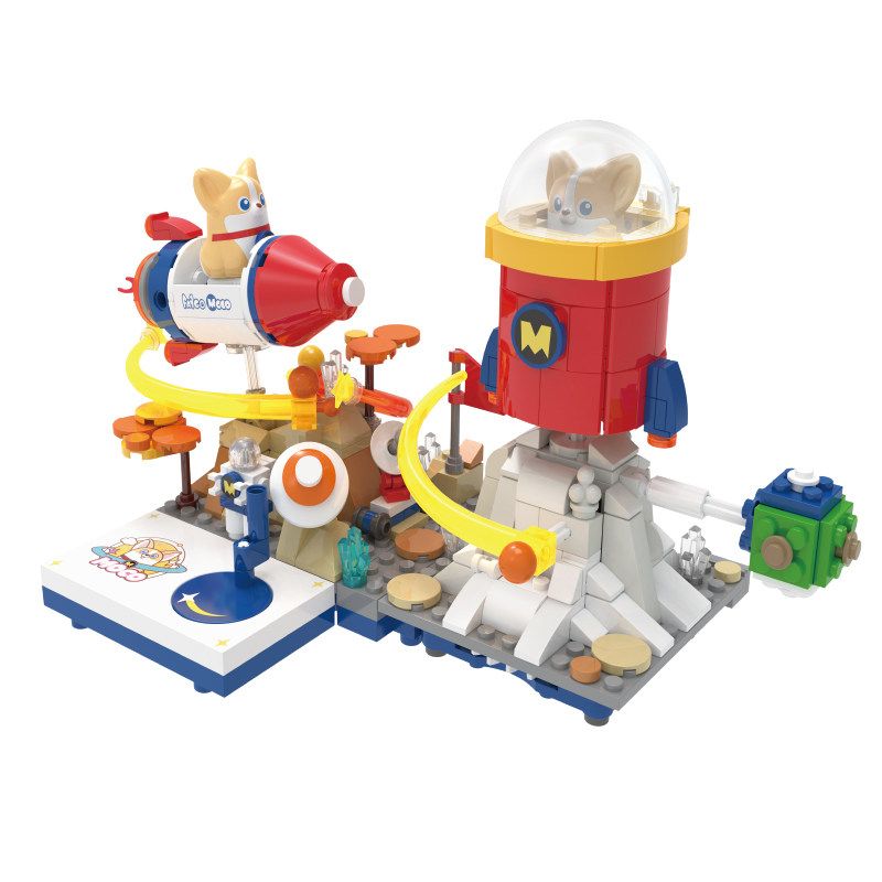 JAKI JK6392 6392 non  CHÚ CHÓ BAY MOCO CHU DU KHẮP VŨ TRỤ bộ đồ chơi xếp lắp ráp ghép mô hình 361 khối