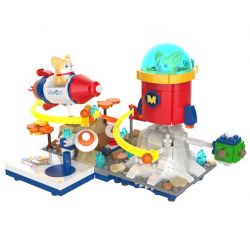 JAKI JK6392 6392 non  CHÚ CHÓ BAY MOCO CHU DU KHẮP VŨ TRỤ bộ đồ chơi xếp lắp ráp ghép mô hình 361 khối