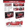 JAKI JK9018 9018 JIAPIN TIANDI JP2133 2133 non  FERRARI FXX K LÙI XE tỷ lệ 1:25 bộ đồ chơi xếp lắp ráp ghép mô hình 239 khối