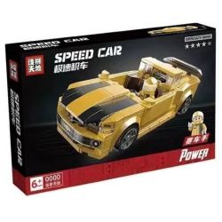JIAPIN TIANDI JP2140 2140 non  CHEVROLET CAMARO XE KÉO bộ đồ chơi xếp lắp ráp ghép mô hình 246 khối