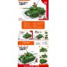 MINGDI 9035 non  XE TĂNG HẠNG TRUNG T-34 85 bộ đồ chơi xếp lắp ráp ghép mô hình World War Ii T-34/85 MEDIUM TANK Chiến Tranh Thế Giới Thứ 2 510 khối