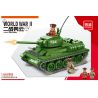 MINGDI 9035 non  XE TĂNG HẠNG TRUNG T-34 85 bộ đồ chơi xếp lắp ráp ghép mô hình World War Ii T-34/85 MEDIUM TANK Chiến Tranh Thế Giới Thứ 2 510 khối