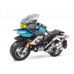 LEIBAO 8113 non  MÔ TÔ BMW R1250 GS bộ đồ chơi xếp lắp ráp ghép mô hình Racers Đua Tốc Độ 302 khối
