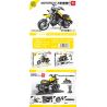 LEIBAO 8112 non  MÔ TÔ DUCATI SCRAMBLER bộ đồ chơi xếp lắp ráp ghép mô hình Racers Đua Tốc Độ 305 khối