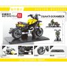 LEIBAO 8112 non  MÔ TÔ DUCATI SCRAMBLER bộ đồ chơi xếp lắp ráp ghép mô hình Racers Đua Tốc Độ 305 khối