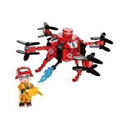 Enlighten 12021 Qman 12021 non  CẦU CỨU KHẨN CẤP BLAZING PIONEER 3 4 LOẠI bộ đồ chơi xếp lắp ráp ghép mô hình Minecity Thành Phố Mỏ 579 khối