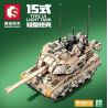 SEMBO 203117 non  XE TĂNG HẠNG NHẸ KIỂU 15 bộ đồ chơi xếp lắp ráp ghép mô hình Military Army TYPE 15 LIGHT TANK Quân Sự Bộ Đội 455 khối