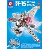 SEMBO 202151 non  MÁY BAY TIÊM KÍCH BIẾN HÌNH FLYING SHARK-J-15 bộ đồ chơi xếp lắp ráp ghép mô hình 1232 khối