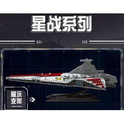 JIESTAR 67106 non  VENATO - TÀU TUẦN DƯƠNG TẤN CÔNG LỚP REPUBLIC bộ đồ chơi xếp lắp ráp ghép mô hình Star Wars VENATOR Chiến Tranh Giữa Các Vì Sao 960 khối