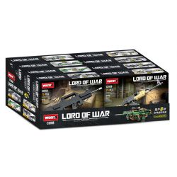 WOMA C0168 0168 non  SƠN NGỤY TRANG SÚNG TRƯỜNG TẤN CÔNG GROZA 8 TỔ HỢP bộ đồ chơi xếp lắp ráp ghép mô hình LORD OF WAR 615 khối