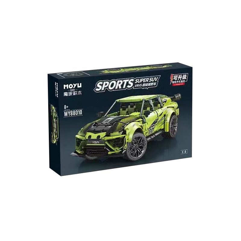 MOYU BLOCK MY88010 88010 MY88010B 88010B non  SIÊU LỖI 1:8 tỷ lệ 1:8 bộ đồ chơi xếp lắp ráp ghép mô hình  SPORTS SUPER SUV Kỹ Thuật Công Nghệ Cao Mô Hình Phương Tiện 2991 khối