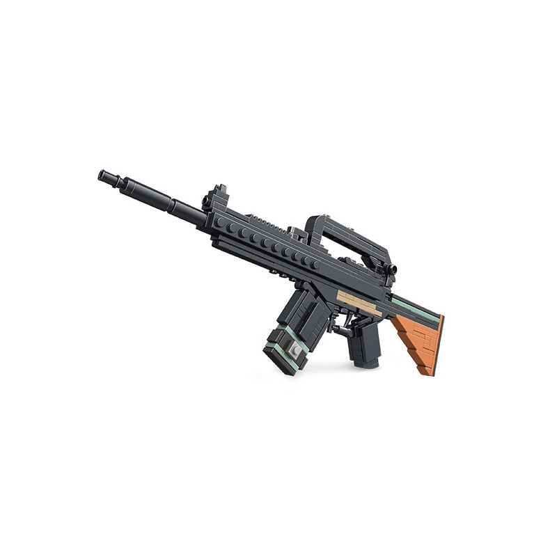 PanlosBrick 630004 Panlos Brick 630004 non  ĐỘI SWAT SÚNG TRƯỜNG M416 KẾT HỢP 8 bộ đồ chơi xếp lắp ráp ghép mô hình Military Army Quân Sự Bộ Đội 346 khối