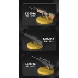 PanlosBrick 630004 Panlos Brick 630004 non  ĐỘI SWAT SÚNG TRƯỜNG M416 KẾT HỢP 8 bộ đồ chơi xếp lắp ráp ghép mô hình Military Army Quân Sự Bộ Đội 346 khối