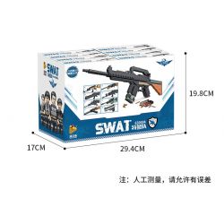 PanlosBrick 630004 Panlos Brick 630004 non  ĐỘI SWAT SÚNG TRƯỜNG M416 KẾT HỢP 8 bộ đồ chơi xếp lắp ráp ghép mô hình Military Army Quân Sự Bộ Đội 346 khối