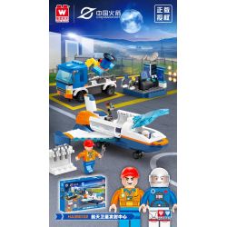 WISE BLOCK HA390102 390102 non  TRUNG TÂM PHÓNG VỆ TINH KHÔNG GIAN bộ đồ chơi xếp lắp ráp ghép mô hình