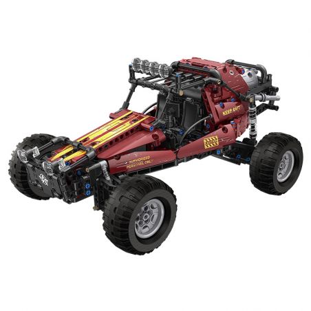 CADA DOUBLEE C64002 64002 non  ĐUA XE KART bộ đồ chơi xếp lắp ráp ghép mô hình KNIVES OUT 788 khối