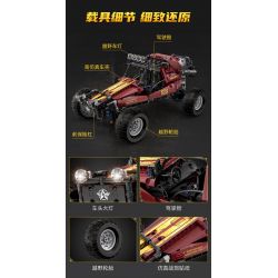 CADA DOUBLEE C64002 64002 non  ĐUA XE KART bộ đồ chơi xếp lắp ráp ghép mô hình KNIVES OUT 788 khối