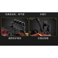 CADA DOUBLEE C64002 64002 non  ĐUA XE KART bộ đồ chơi xếp lắp ráp ghép mô hình KNIVES OUT 788 khối