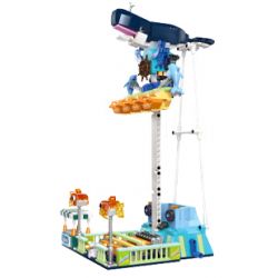 JIESTAR 37403 non  BIỂN SÂU bộ đồ chơi xếp lắp ráp ghép mô hình 764 khối