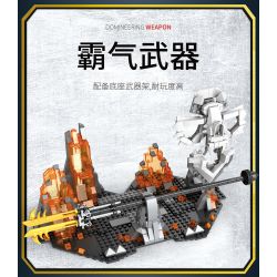 JUHANG TECHNOLOGY 670 non  CHIẾN BINH TITAN MECH bộ đồ chơi xếp lắp ráp ghép mô hình SAMURAI MECHA 1588 khối