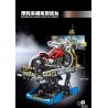 TA GAOLE T2016 2016 non  GHẾ THỬ NGHIỆM MÔ PHỎNG XE MÁY bộ đồ chơi xếp lắp ráp ghép mô hình  MOTORCYCLE SIMULATION TEST BENCH Kỹ Thuật Công Nghệ Cao Mô Hình Phương Tiện 1201 khối