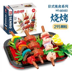 SEMBO 601412 non  TIỆC NƯỚNG NGOÀI TRỜI bộ đồ chơi xếp lắp ráp ghép mô hình 295 khối