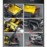 REOBRIX 11001 non  BRABUS G700 6X6 bộ đồ chơi xếp lắp ráp ghép mô hình  G-700（6X6 OFF ROAD） Kỹ Thuật Công Nghệ Cao Mô Hình Phương Tiện 2162 khối