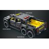 REOBRIX 11001 non  BRABUS G700 6X6 bộ đồ chơi xếp lắp ráp ghép mô hình  G-700（6X6 OFF ROAD） Kỹ Thuật Công Nghệ Cao Mô Hình Phương Tiện 2162 khối