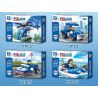 ZHEGAO QL0268 0268 non  LỰC LƯỢNG CẢNH SÁT KADIFEI 4 KIỂU bộ đồ chơi xếp lắp ráp ghép mô hình Police 293 khối