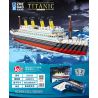 ZHEGAO LZ8235 8235 non  TÀU TITANIC bộ đồ chơi xếp lắp ráp ghép mô hình Creator Sáng Tạo 4404 khối