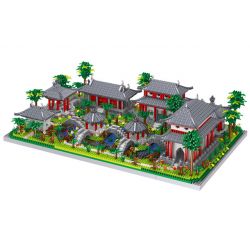 ZHEGAO LZ8239 8239 non  VƯỜN TÔ CHÂU bộ đồ chơi xếp lắp ráp ghép mô hình Architecture Công Trình Kiến Trúc 4174 khối