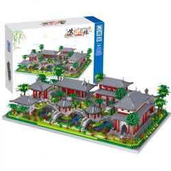 ZHEGAO LZ8239 8239 non  VƯỜN TÔ CHÂU bộ đồ chơi xếp lắp ráp ghép mô hình Architecture Công Trình Kiến Trúc 4174 khối