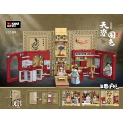 Decool 20509 Jisi 20509 non  MÀU SẮC QUỐC GIA TIANZI bộ đồ chơi xếp lắp ráp ghép mô hình Three Kingdoms Tam Quốc Diễn Nghĩa 354 khối